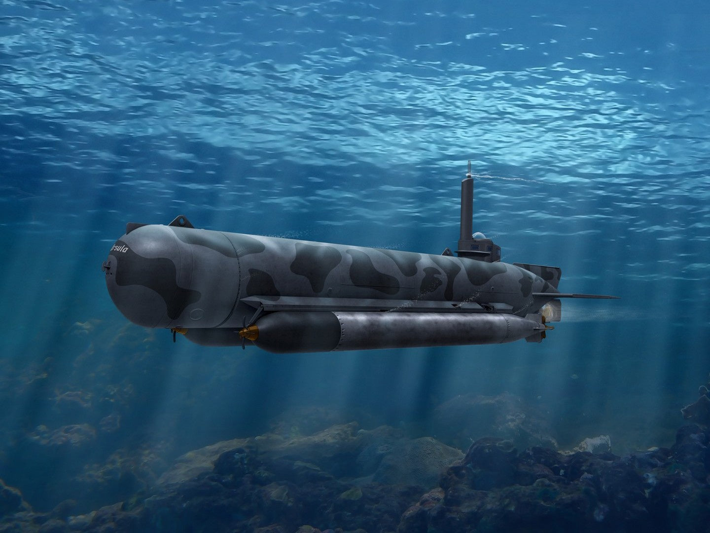 U-Boat Type 'Molch', WWII German Midget Submarine ICMS019