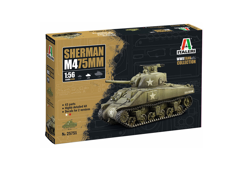Italeri M4 Sherman 75mm W25751