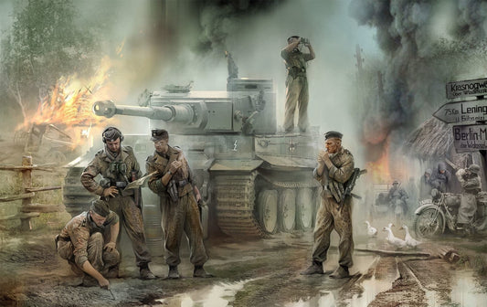Zvezda German Tank Crew Wwii 43-45 Z3614