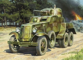 Zvezda Soviet Armored Car Ba-10 Z3617