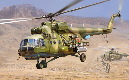 Zvezda MIL-MI-8MT Soviet Helicopter Z4828