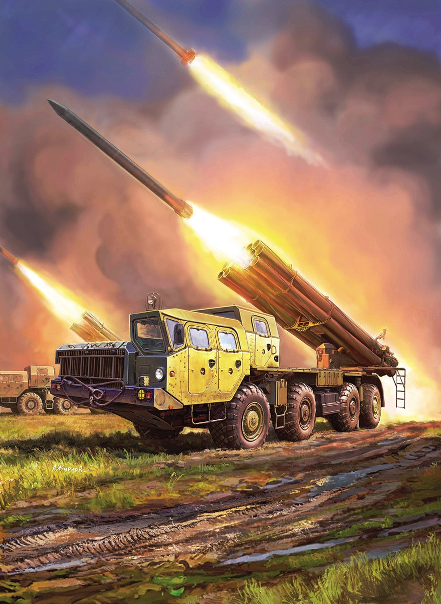 Zvezda Multile Rocket Launch System Smerch Z5072