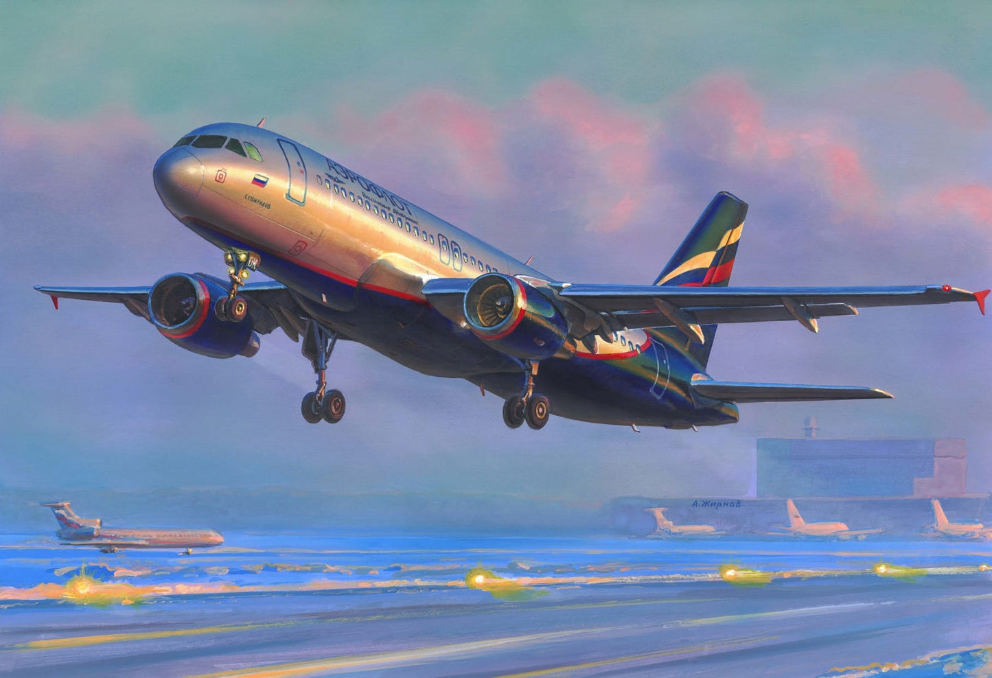 Zvezda 1/144 Airbus A-320 Z7003