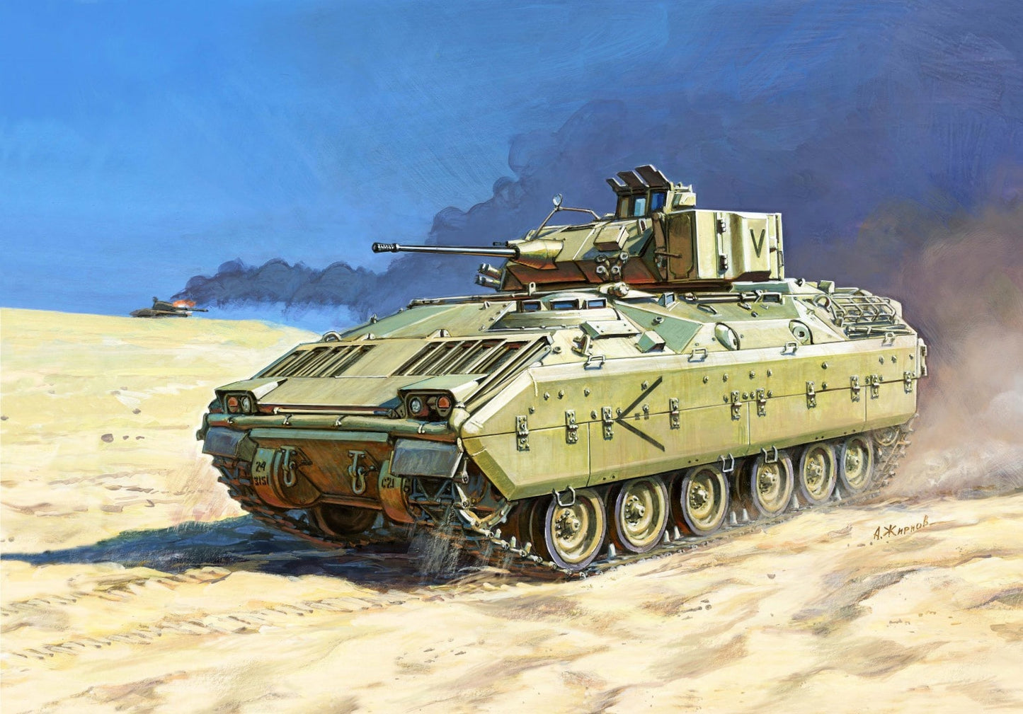 Zvezda 1/100 Bradley Z7406