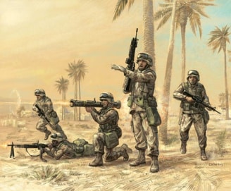 Zvezda 1/72 American Infantry Z7407