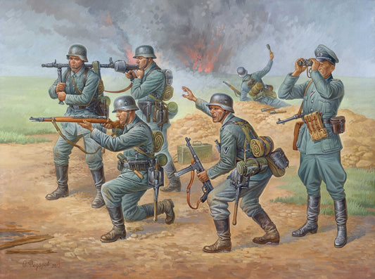 Zvezda German Infantry WWII Z8078