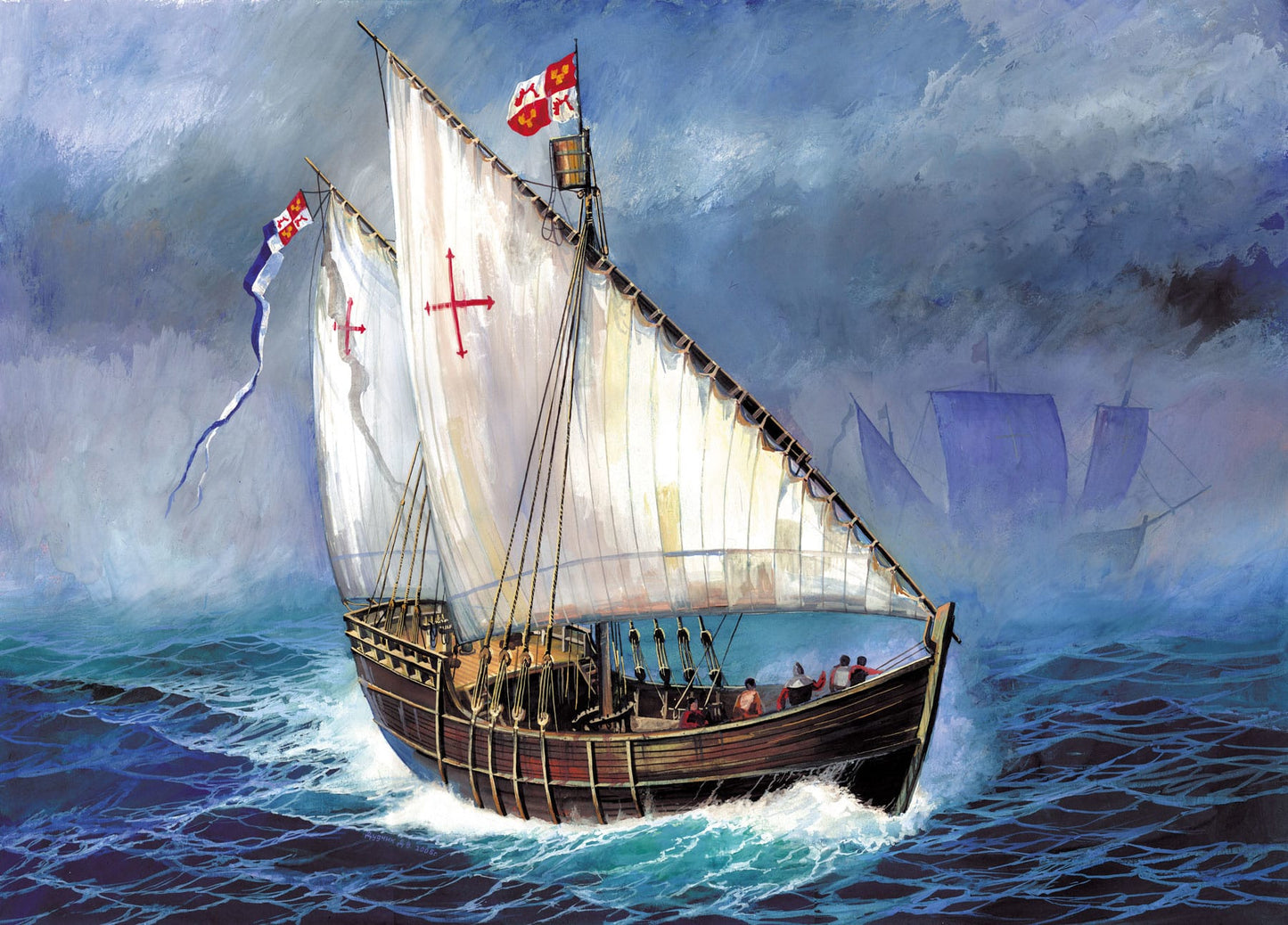 Zvezda 1/100 Caravel "Nina" Z9005